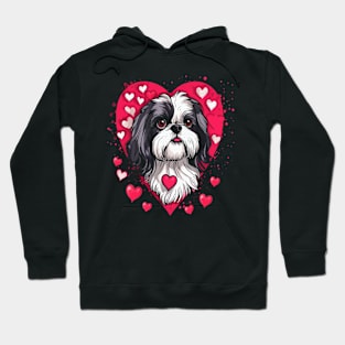 Shih Tzu Valentine Day Hoodie